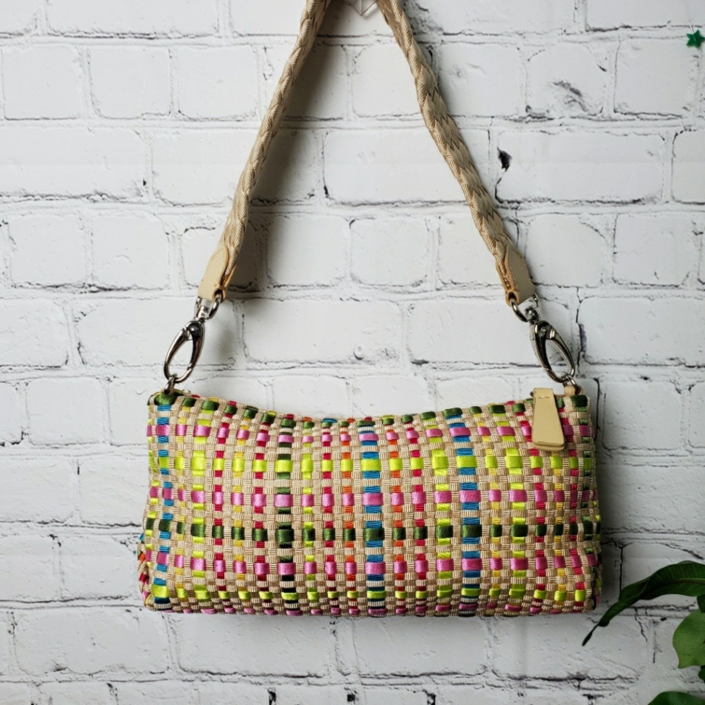 The Sak Womens Tan/ Multicolor Shoulder Handbag